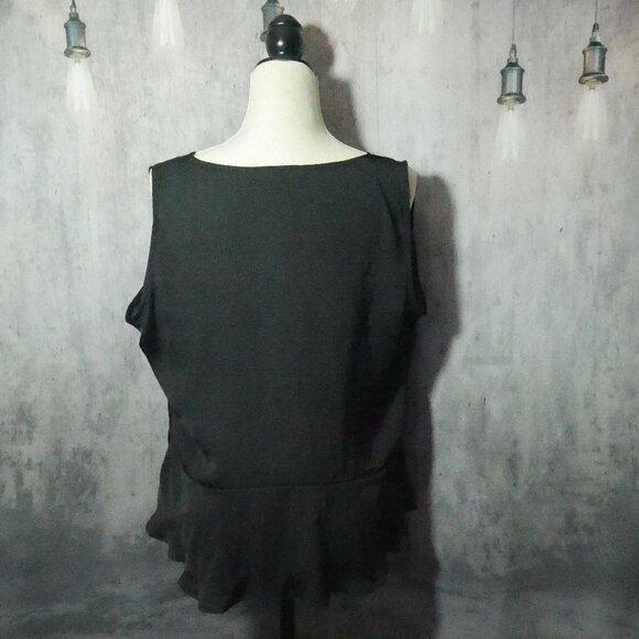 Alfani Black Blouse Large - Picture 5 of 5